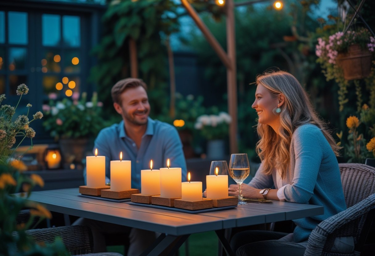 Skab hygge i haven med de rette lysestager til bloklys